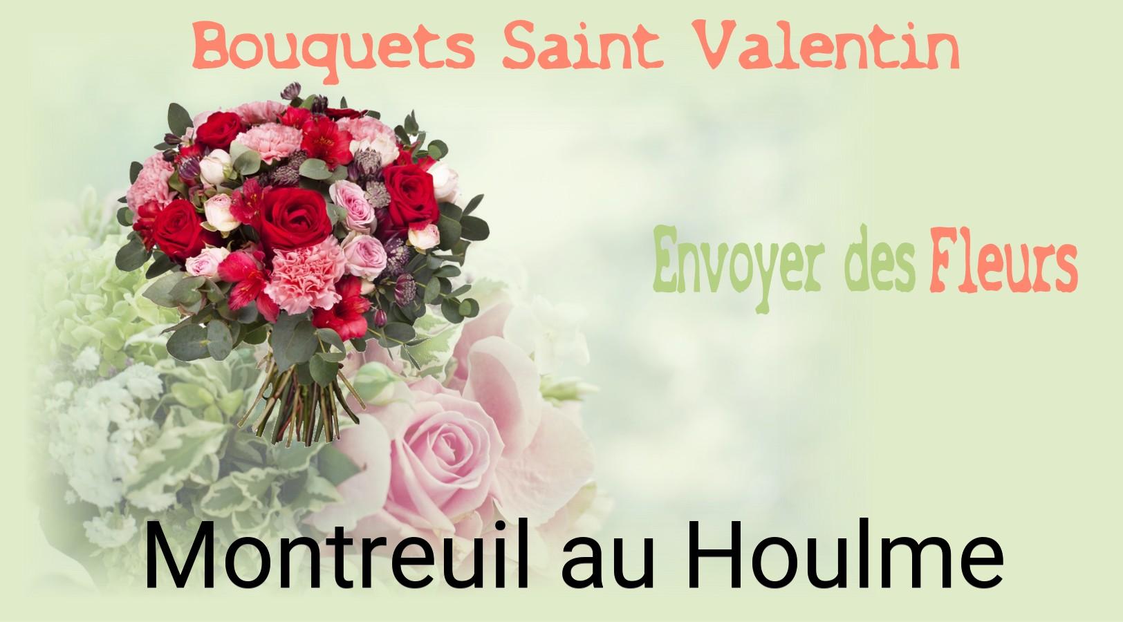 Roses de Saint-Valentin livrées à Montreuil-au-Houlme